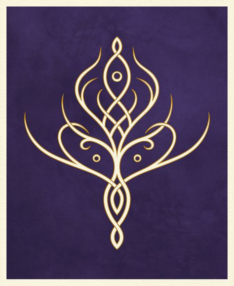 Elven Symbols, Elvish Design, Elven Tree, Middle Earth Elves, Elf Aesthetic, Aesthetic Image, Drawing Line Art, Mask Designs, Small Art Prints