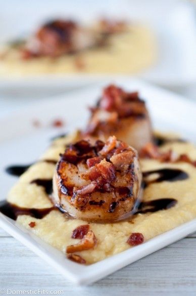 scallops-smoked-sweet-corn-puree-stout-balsamic glaze  ~domestic fits Smoked Sweet Corn, Sweet Corn Puree, Corn Puree, Smoked Corn, Scallop Recipe, Fancy Cooking, Seafood Scallops, Seared Scallops, Foodie Crush