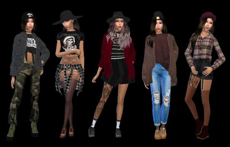 Sims 4 Cc Clothes, Sims 4 Cc, Sims 4, Outfit Sets, Kimono Top, Lookbook, Women's Top, Clothes