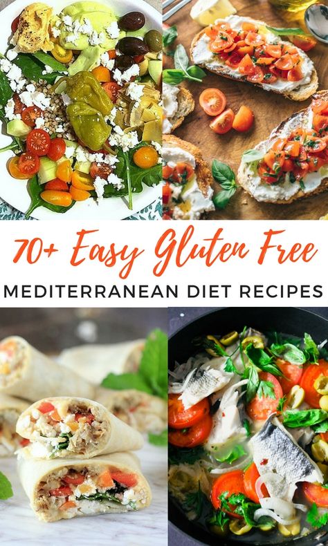 Gluten Free Mediterranean Diet, Gluten Free Mediterranean, Perfect Health Diet, Med Diet, Mediterranean Diet Meal Plan, Easy Mediterranean Diet Recipes, Healthy Eating Diets, Mediterranean Diet Plan, Low Fat Diets