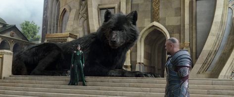 Fenris | Marvel Cinematic Universe Wiki | FANDOM powered by Wikia Werewolf Art, Dire Wolf, Danang, Film History, Clipuri Video, Mythical Creatures Art, Wolf Dog, Wolf Art, Arte Fantasy