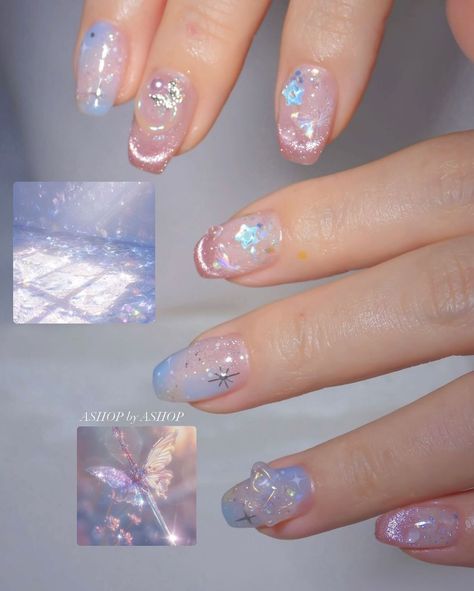 All Posts • Instagram Rainy Day Nail Art, Korea Nail Art, Idol Nails, Korea Nail, Debut Ideas, Pastel Nails, Cute Acrylic Nails, Nail Salon, Glitter Nails