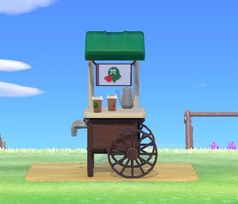 Acnh Mods, Coffee Stands, Island Design, Animal Crossing Game, Animal Crossing, Animals, Art