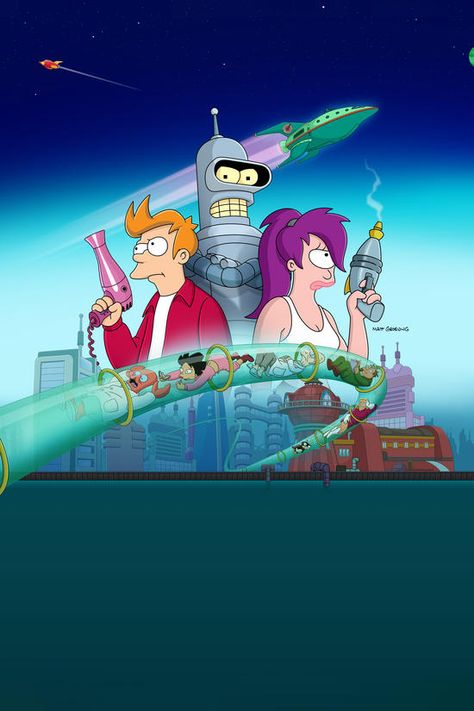 Hulu Original Shows | TV Series and Movies Futurama Phone Wallpaper, Futurama Poster, Fry Futurama, Bender Futurama, Marvel's Runaways, Runaways Marvel, Series Posters, Future Man, Simpson Wallpaper Iphone