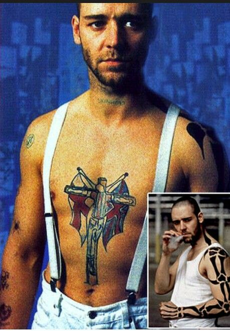 Russell crowe romper stomper tattoos Russell Crowe, Best Movie Posters, Movie Marathon, Bald Men, Body Modifications, Good Movies, Movie Tv, Rompers, Film