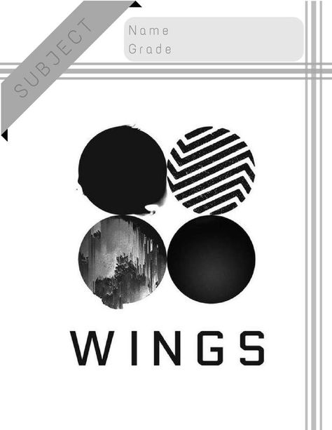 BTS Binder Printables Set💕 | ARMY's Amino Bts Wings Album, Bts Big Hit, Bts Music, Bts Tattoos, Bts Wings, Blood Sweat And Tears, Bts Drawings, Love Is, Album Songs