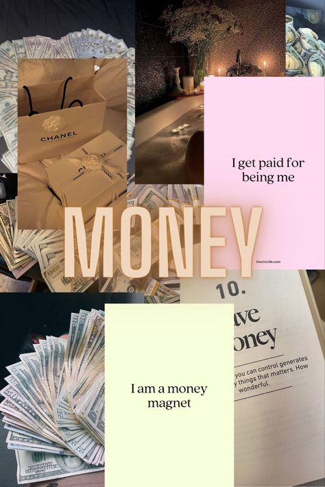 Manifesting / money / luxury / vision / vision board Credit Score Vision Board Pictures, Money Board, Manifest Money Vision Board, Money Manifestation Vision Board, Money Manifestation Wallpaper Desktop, Money Subliminal Wallpaper, Manifest Money Wallpaper, Vision Board Money, Manifest Money