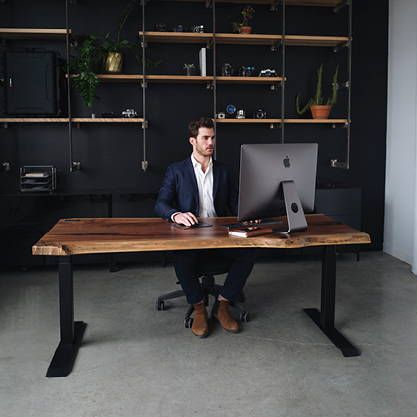 Masculine Home Offices, Masculine Office, Male Office Decor, Cheap Office Furniture, Interior Kantor, Creative Tile, Modern Office Interiors, Man Office, Modern Office Design