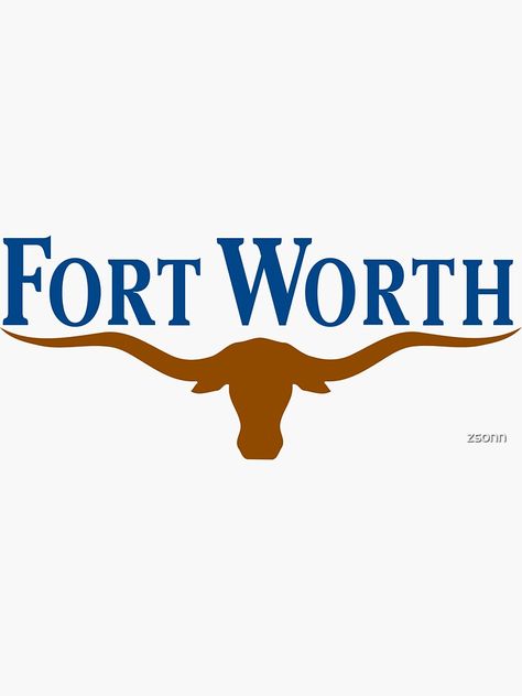 "Fort Worth Flag Decal" Sticker for Sale by zsonn Tattoo Quotes For Men, Flag Decal, Fort Worth, Flag Design, Decals Stickers, Fort, Tattoo Quotes, Flag, ? Logo