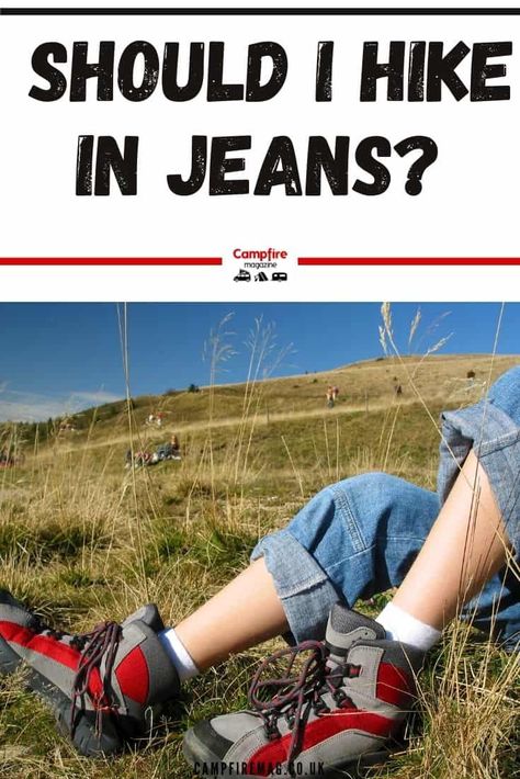 Should You Hike in Jeans? Are you wondering what the best thing to wear hiking is? Is it jeans? Find out here! I hiking tips I what to wear hiking I hiking clothing I clothing for hiking I #hiking Hiking Jeans Outfit, Hiking Outfit Jeans, What To Wear Hiking, Best Hiking Gear, Trekking Outfit, Hiking Attire, Hiking Clothing, Hiking Boots Outfit, Summer Hiking Outfit