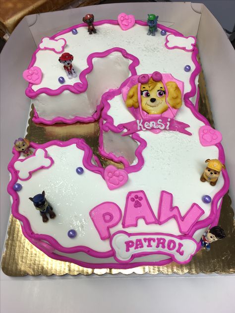 Skye paw patrol cake Paw Patrol Birthday Cake Girl, Skye Paw Patrol Cake, Skye Paw Patrol Party, Paw Patrol Cakes, Paw Patrol Party Ideas, Birthday Paw Patrol, Paw Patrol Birthday Theme, Paw Patrol Decorations, Paw Patrol Birthday Cake