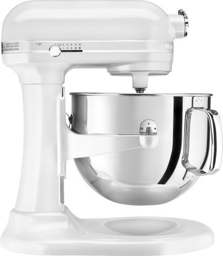 KitchenAid - KSM7586PFP Pro Line Series Stand Mixer - Frosted Pearl White Kitchenaid Professional, Kitchen Countertops Laminate, Mixer Attachments, Kitchenaid Artisan, Countertop Appliances, Kitchenaid Stand Mixer, Lift Design, Stainless Steel Bowl, Kitchen Mixer