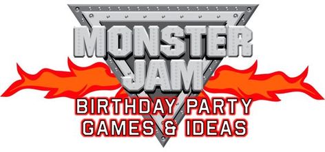 Truck Birthday Party Games, Monster Truck Party Games, Lifted Trucks Quotes, Diy Monster Truck, Monster Truck Bed, Monster Jam Birthday Party, Game Truck Party, Monster Truck Birthday Party, Monster Jam Birthday