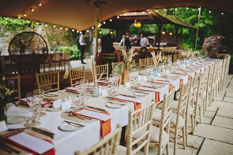 ✨🌼 Gillian and Andy marched to the beat of their own drum as they tied the knot in an epic festival wedding at Lyrath Estate in Co. Kilkenny. The couple remixed the traditional wedding format by kicking off with a Manor House drinks reception before tying the knot in an evening ceremony in the walled garden which included a stunning ceremony arch and hay bale seating! Gillian had a really sweet journey to finding her dress of dreams, which was a goddess lace gown which she had show-stopping s... Hay Bale Seating, Rustic Reception, Drinks Reception, Green Palette, Walled Garden, Tying The Knot, Ceremony Arch, A Goddess, Festival Wedding