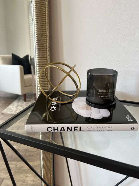 Chanel: Collections and Creations … curated on LTK Chanel Collections And Creations Book, Chanel Books Decor, Chanel Book Decor, Chanel Coffee Table Book, Chanel Book, Night Anime, Chanel Collection, Coffee Table Styling, Small Apartment Decorating