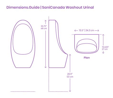 Urinal Dimensions In Plan, Ergonomic Bathroom, Urinal Dimensions, Wc Dimensions, Plumbing Layout Plan, Urinal Design, Toilet Drawing, Toilet Plan, Toilet Plumbing