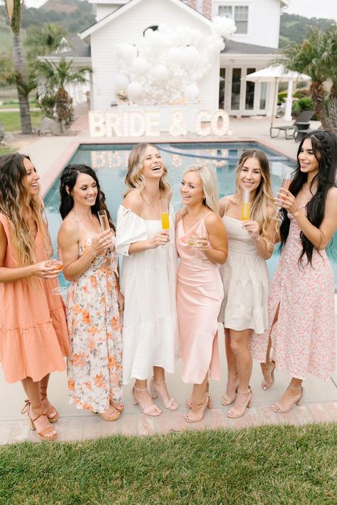 Bridesmaid Dresses 2024, Bridal Shower Pictures, Cake Macarons, Gorgeous Bridesmaid Dresses, San Luis Obispo California, Macaron Cake, Bridal Tea Party, San Luis Obispo Wedding, Bridal Shower Photos