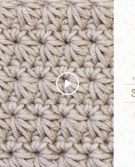 How To Crochet The Star Stitch Easy Tutorial Crochet Star Stitch Scarf Free Pattern, Hekel Patrone, Crochet Star Stitch, Crochet Abbreviations, Learn How To Crochet, Crochet Tank, Pattern Ideas, Crochet Stuff, Star Stitch