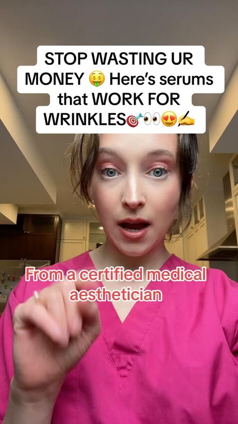 KENDRA DRUMM✨🇨🇦 | Stop wasting UR money on serums that do nothing for wrinkles/fine lines ! Here’s what I recommend 💕✨✍️ ~ #wrinkleserum #byewrinkles… | Instagram How To Reduce Aging Skin, Skincare For Wrinkles, Best Skincare For Wrinkles, Facial Ideas, Fine Lines And Wrinkles, Reduce Fine Lines And Wrinkles, Remove Fine Lines And Wrinkles, Skin Care Routine To Prevent Wrinkles, Wrinkle Remedies Face