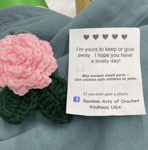 Crochet Acts Of Kindness, Kindness Sayings, Random Acts Of Crochet Kindness, Crochet Kindness, Worry Worm, Kindness Projects, Acts Of Kindness, Sewing Projects For Kids, Crochet Tutorials