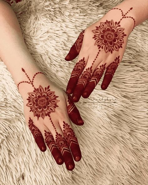 Mendi Design 2024, Design Inai Simple, Henna Designs Both Hands, Design Inai, Mehndi Designs Images, Henne Tattoo, Eid Mehndi, Henna Wedding, Tato Henna