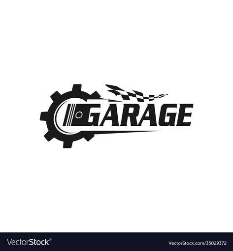 Garage Logo Design Ideas, Logo Piston, Auto Shop Logo Design, Car Garage Logo, Garage Logo Design, Gear Logo Design, Auto Shop Logo, Logo Motor, Mechanic Logo Design