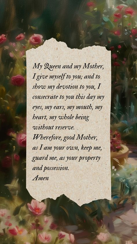 It wasn't until I became a mother myself when I truly started to understand the love of our most Blessed Mother. I know how much I love and protect my own daughters, and the thought of knowing that our Blessed Mother loves me and protects me more perfectly than that, brings me to tears. It's hard to understand being loved so much, but contemplating my own maternal instincts to those of Mary, makes me feel undoubtedly loved. Mother Mary Bible Verse, Quotes About Mary Mother Of God, Mother Mary Aesthetic, Mother Mary Prayer, Prayer Catholic, Catholic Aesthetic, Loving Mother, Being Loved, Catholic Art