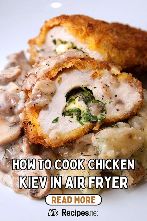 Explore the essence of French food culture with our guide on how to cook Chicken Kiev in the air fryer. Perfect for satisfying food cravings with authentic French recipes. Indulge in delicious chicken recipes that celebrate the rich heritage of french food culture. Discover new food ideas and elevate your meals with this dish. Whether you're a devoted food lover or looking for convenient air fryer meals, this recipe is sure to delight your taste buds. Visit Recipes.net and try it today! Chicken Kiev In Air Fryer, Air Fryer Chicken Kiev Recipe, Air Fryer Chicken Kiev, Chicken Kiev Recipe, French Yogurt Cake, Pork Spices, Spiced Vegetables, Chicken Kiev, Crispy French Fries