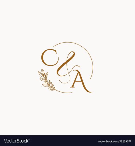 Ca Initials Logo, Ca Logo Design, Wedding Initials Logo Design, Ca Logo, Wedding Initials Logo, M Letter Images, Initials Logo Design, Couples Monogram, Letter Images