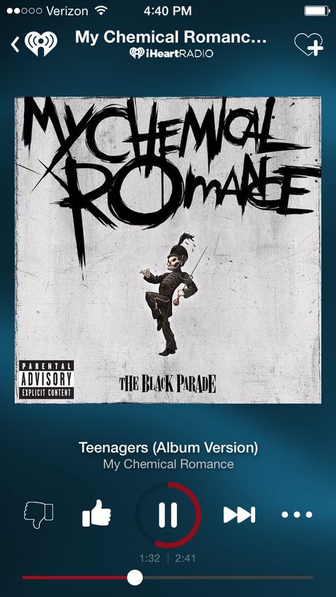 If I can relate to any MCR song 100% it would have to be this song Teenagers My Chemical Romance, My Chemical Romance Songs, Mcr Songs, Teenagers Scare The Living, Black Parade, Rock Groups, Emo Bands, Parental Advisory Explicit Content, My Chemical