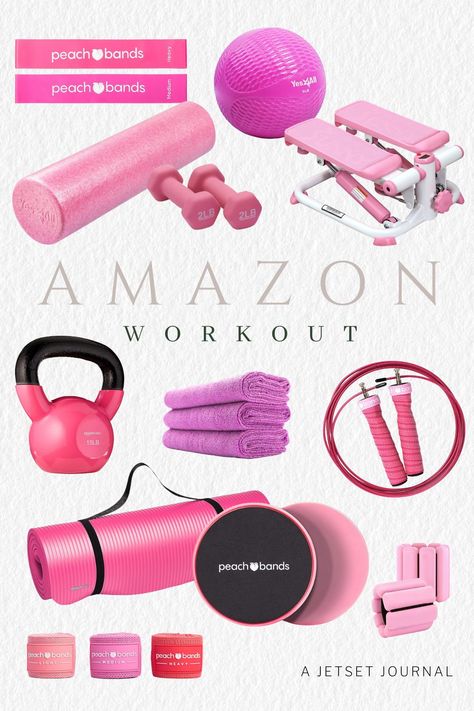 Looking to add a touch of pink to your workout routine? Look no further! Amazon has got you covered with a range of pink workout essentials that can be delivered quickly to your doorstep. Whether you’re a fitness enthusiast or just starting your fitness journey, these products will add a pop of color and motivation to your workouts. Pink Workout Motivation, Cute Home Gym, Pink Workout Gear, Pink Workout Clothes, Princess Workout, Ballet Princess, Trendy Workout Outfits, Pink Era, Fall Fitness