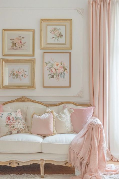 Coquette Interior Design, Coquette Interior, Coquette Living Room, Princess Apartment, Pink Interior Design, Flower Gardening Ideas, Oregon Cottage, Enchanted Halloween, Halloween Centerpieces