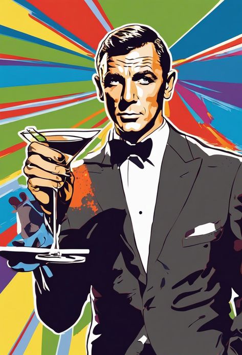 Oo7 James Bond, Ladies Bar, Bond Style, James Bond Theme, Bond Series, James Bond Style, 007 James Bond, Ian Fleming, Art Inspiration Painting