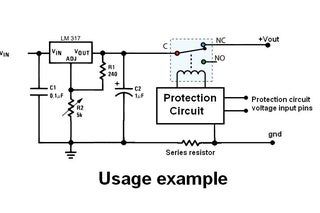 Short Circuit Protection for (almost) Any Power Supply: 7 Steps (with Pictures) Electrical Engineering Books, Ohms Law, Electronic Circuit Design, Power Supply Circuit, Electronic Schematics, Electronic Circuit Projects, Electronic Circuit, Electrolytic Capacitor, Printed Circuit