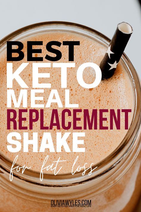 Best Keto Meal Replacement Shake Keto Protein Shakes, Keto Shakes, Best Keto Meals, Breakfast Shakes, Keto Smoothie Recipes, Low Carb Protein, Diet Breakfast Recipes, Ketogenic Diet Meal Plan, Keto Drink