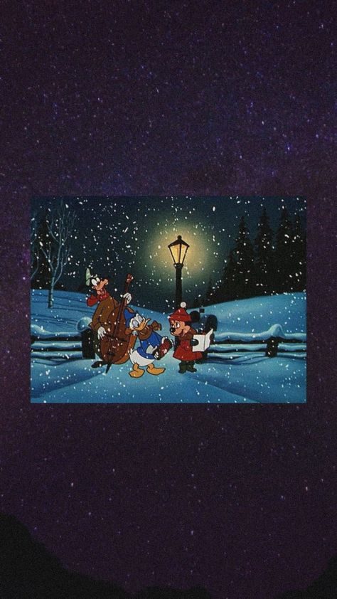 Disney Christmas Cartoon Aesthetic, Disney Christmas Background, Christmas Cartoon Aesthetic, Disney Christmas Wallpaper Iphone, Christmas Wallpaper Cartoon, Disney Winter Wallpaper, Christmas Wallpaper Disney, Disney Christmas Wallpaper Aesthetic, Disney Christmas Wallpaper