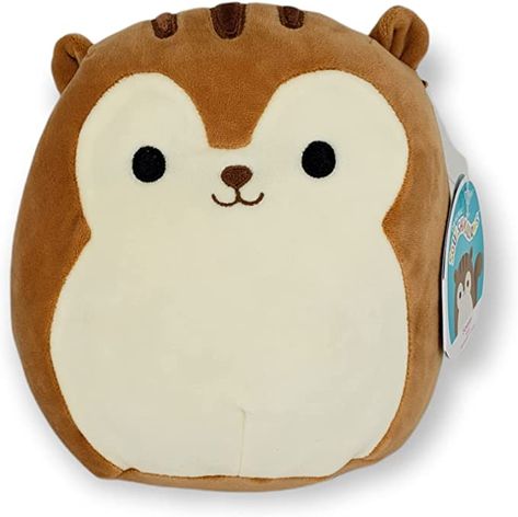 Squishmallows Squirrel, Squirrel Squishmallow, Brown Squishmallow, Stuffed Animal Displays, Squish Mallow, Sawyer Brown, Brown Squirrel, Friends Couch, Pillow Pals