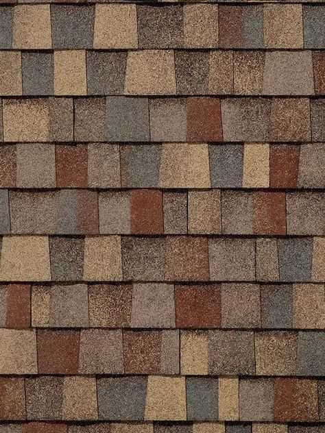 Heritage Series - Painted Desert (Phillipsburg) color swatch-  Roof shingle color Multi Colored Roof Shingles, Roof Shingles Ideas Exterior Colors, Roof Rafters, Roof Shingle, Roof Shingle Colors, Roof Tops, Shingle Colors, Painted Desert, Timber Roof