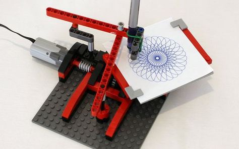 Lego Drawing, Lego Hacks, Lego Wedo, Lego Machines, Brick Works, Lego Challenge, Lego Education, Lego Mindstorms, Construction Lego