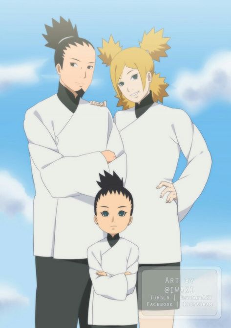 Nara Family, Naruto Mignon, Shikamaru And Temari, Uchiha Family, Naruto Family, Naruko Uzumaki, Uzumaki Boruto, Naruto Sasuke Sakura, Naruto Shippuden Characters