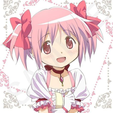 Madoka Kaname Icon, Pink Hair Pfp, Kyouko Sakura, Madoka Magica Madoka, Magica Madoka, Hair Pfp, Madoka Kaname, Mahō Shōjo Madoka Magica, Homura Akemi