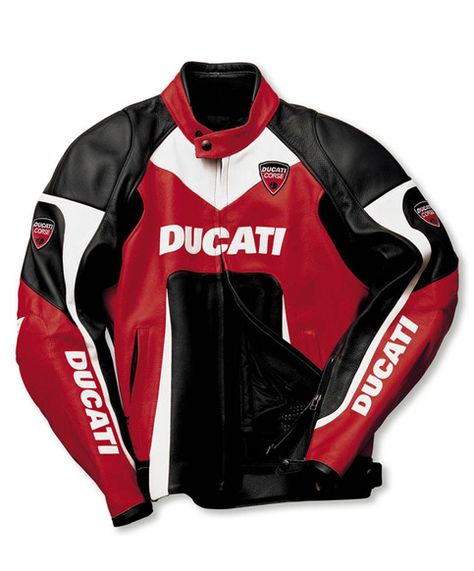 DUCATI+MOTORCYCLE+LEATHER+JACKET,+BIKER+JACKET+FOR+MEN,+MENS+LEATHER+JACKET 1.2-1.3+mm+premium+cowhide+leather+chassis+ Removable+CE+field+armor+impact+protector+elbow+ Removable+CE+field+armor+impact+protector+shoulder+ Removable+dual-density+foam+back+pad+ Removable+insulated+liner+ Zippe... Ducati Jacket, Ducati Motorbike, Motorbike Racing, Motorbike Leathers, Motorbike Jackets, Motorcycle Jacket Mens, Biker Outfit, Leather Jacket Style, Racing Jacket