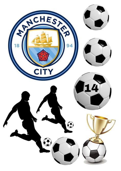 Manchester City Party Ideas, Man City Cake Topper Printable, Manchester City Birthday Party, Man City Logo Png, Manchester City Cake Topper Printable, Manchester City Cake, Manchester City Cake Ideas, Manchester City Logo Wallpapers, Logo Manchester City