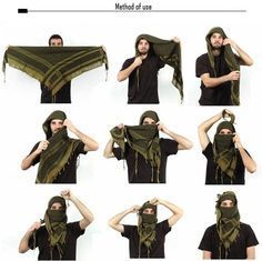 Wojskowy Humor, Simpul Dasi, Arab Scarf, Trening Sztuk Walki, Survival Life Hacks, Survival Techniques, Tactical Clothing, Survival Life, Military Gear