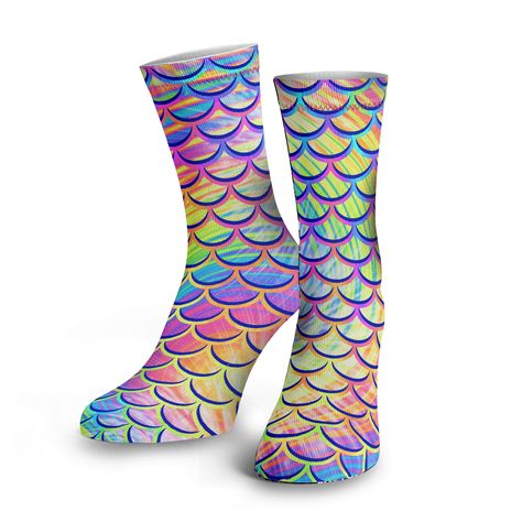 Make waves with Psychedelic Mermaid Dive Socks. With an enchanting mermaid-inspired design, they offer superior comfort, stretch fit, and exceptional insulation for extended underwater exploration. Discover unmatched quality and style from Spacefish Army. #affiliate Apocalypse Survival Kit, Mermaid Socks, Shark Socks, Mermaid Look, Present For Your Best Friend, Gifts For Scuba Divers, Mermaid Leggings, Gift Experiences, Best Scuba Diving