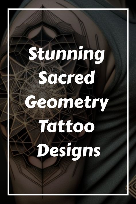 Unlock the mysteries of the universe with our Sacred Geometry Tattoo Ideas. Each design intertwines complex shapes and patterns, symbolizing harmony, the interconnectedness of life, and cosmic beauty. Ideal for those who appreciate the profoundness of geometry. Sacred Geometry Tattoo Ideas, Sacral Tattoo, Sacred Geometry Tattoo Women, Sacred Geometry Tattoo Design, Fibonacci Tattoo Sacred Geometry, Seed Of Life Tattoo, Geometry Tattoo Design, Sacred Geometry Universe, Geometric Universe Tattoo