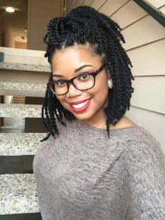 short marley twists - Google Search Short Marley Twists, Short Box Braids, Twist Styles, Pelo Afro, Natural Hair Inspiration, Afro Punk, Hair Crush, Relaxed Hair, Box Braids Hairstyles