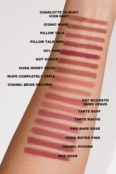 Neutral lip liner swatches Make Up For Ever Lip Liner, Charlotte Tilbury Iconic Nude Lip Liner, Charlotte Tilbury Lip Liner Swatches, Chanel Lip Liner, Selfcare Wishlist, Lip Liner Shades, Charlotte Tilbury Lip Liner, Lip Liner Swatches, Mac Soar