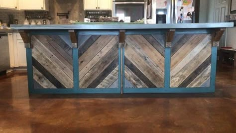 Aztec Kitchen Island, Aztec Kitchen Ideas, Western Kitchen Island, Aztec Backsplash, Western Kitchen Backsplash, Western Kitchen Backsplash Ideas, Aztec Tile Backsplash, Island Furniture, Kitchen Island Furniture