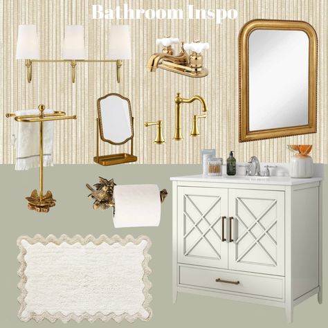 French Coastal Bathroom, Modern Coastal Bathroom, French Coastal, French Bathroom, Bathroom Appliances, Coastal Bathroom, Coastal Bathrooms, Coastal Granddaughter, Bathroom Inspo